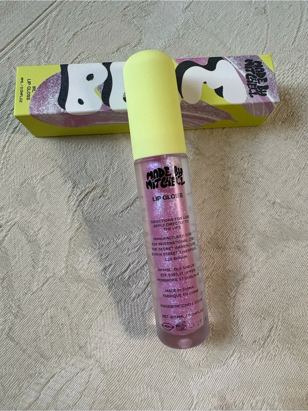 Made by Mitchell Beam Iridescent Lipgloss in IRL BNIB